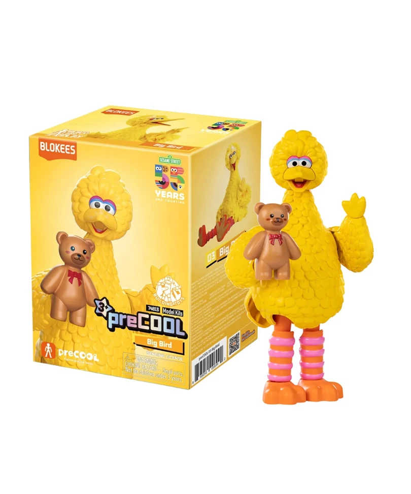 Sesame Street Blokees Plastic Model Kit Classic Class Big Bird