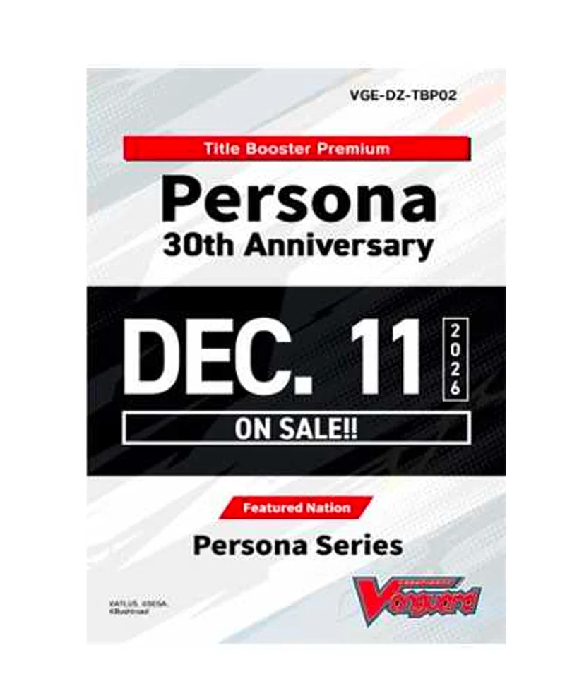 Cardfight!! Vanguard – Persona 30th Anniversary Booster Box (10 Bustine) ENG