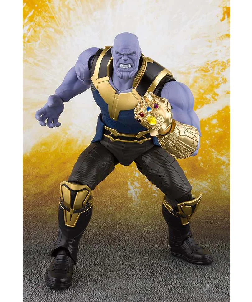 Marvel Avengers: Infinity War - Thanos - Action Figure S.H. Figuarts 19 cm - immagine 2