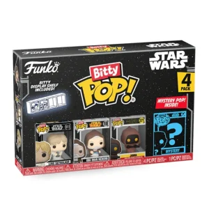 Luke Skywalker / Obi-Wan Kenobi / Jawa / Mystery Bitty (4-Pack) Luke Skywalker / Obi-Wan Kenobi / Jawa / Mystery Bitty (4-Pack)