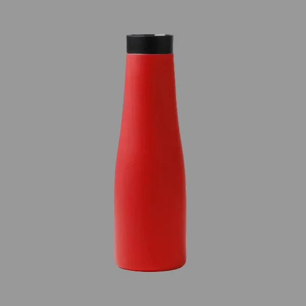 Borraccia Termica in Acciaio Inox 304 600ml – Tappo a Pressione 360° e Finitura Opaca