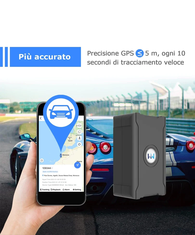 Localizzatore GPS con batteria ricaricabile da 6000 mAh - immagine 3