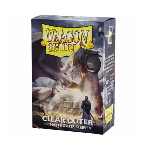 Dragon Shield – Standard Sleeves – Matte Clear (100 Sleeves) Dragon Shield – Standard Sleeves – Matte Clear (100 Sleeves)