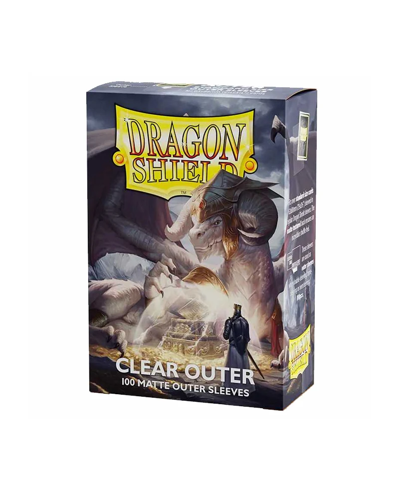 Dragon Shield - Standard Sleeves - Matte Clear (100 Sleeves)