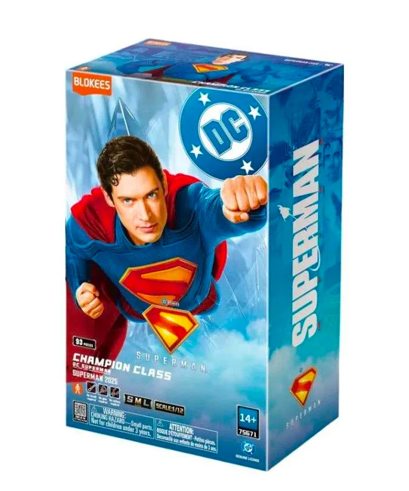 DC Hero Blokees Plastic Model Kit Champion Class 01 Superman 2025