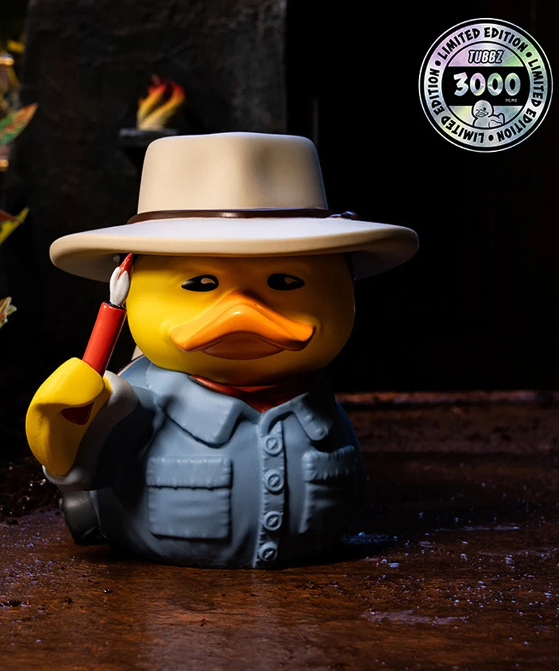 Jurassic Park Dr. Alan Grant TUBBZ Cosplaying Duck Collectible - immagine 3