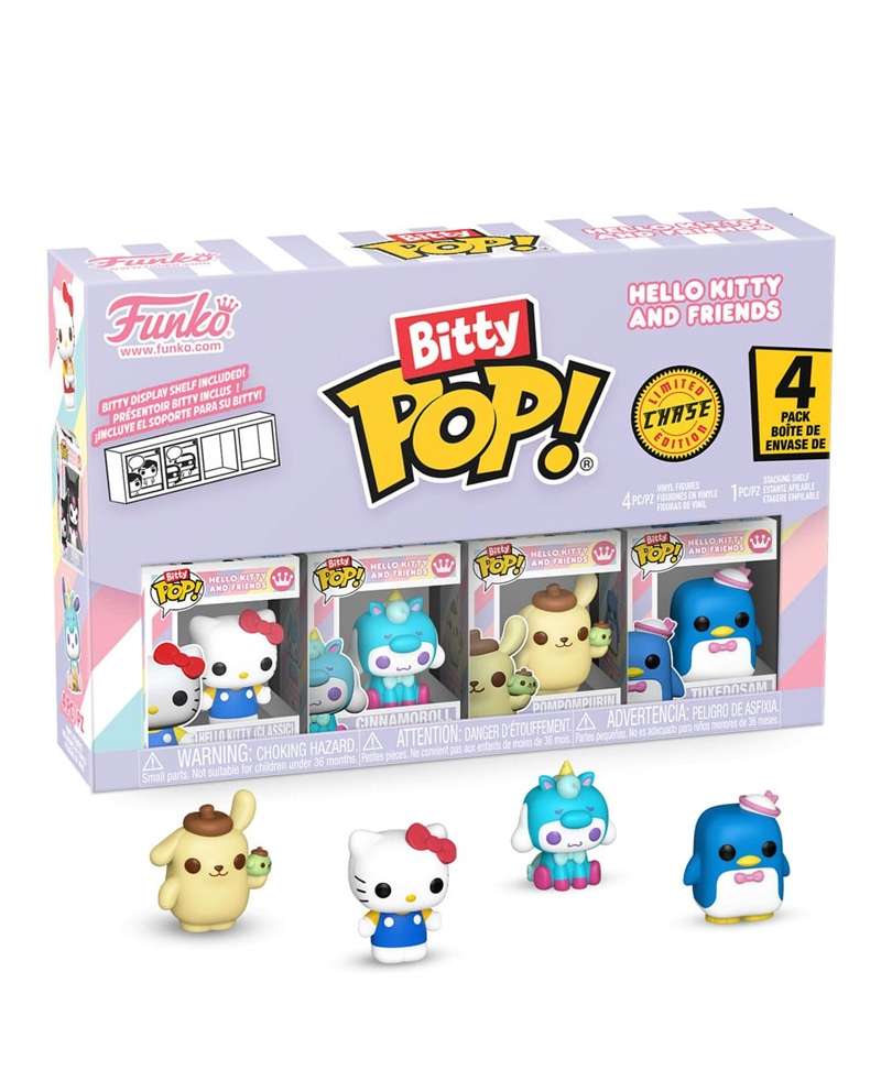 Hello Kitty / Cinnamoroll / Pompompurin / Scegli il tuo Bitty (4-Pack)