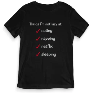 TeesBlitz tee110 – T-Shirt divertente – I’m not Lazy at TeesBlitz tee110 – T-Shirt divertente – I’m not Lazy at