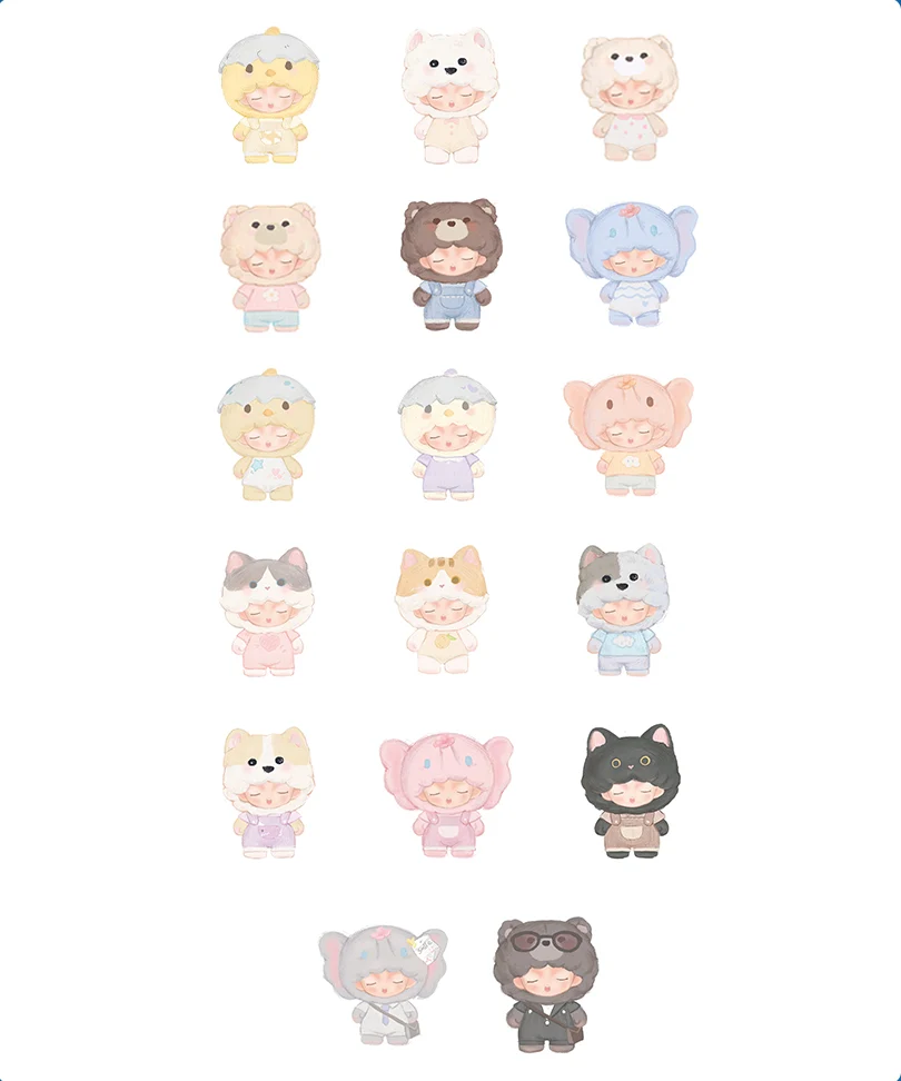 Jotoys – Yumo Cute Pet Family Mini Series Blind Box (5cm) - immagine 2