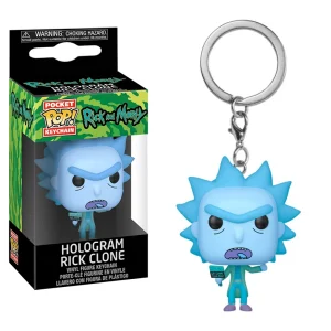 Hologram Rick Clone Keychain