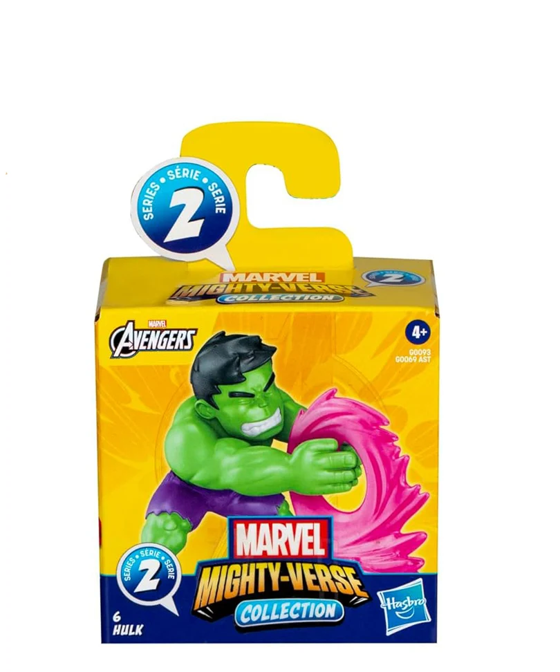 Marvel Avengers Mighty-Verse - Hulk - Action Figure (Serie 2) 6 cm - immagine 2