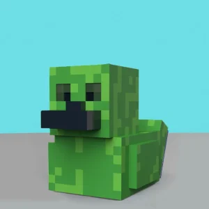 Minecraft Creeper Mini TUBBZ Cosplaying Duck Collectable Minecraft Creeper Mini TUBBZ Cosplaying Duck Collectable