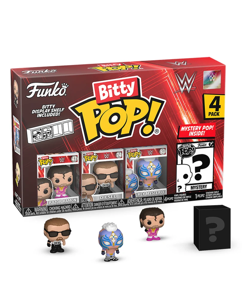 Razor Ramon / Diesel / Rey Mysterio / Mystery Bitty (4-Pack)