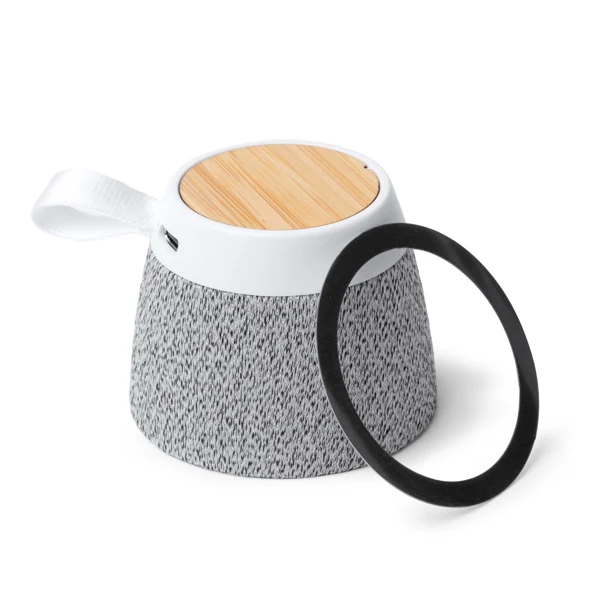Cassa Wireless 5W in Bambù e RPET con Anello Magnetico e Vivavoce | Bluetooth - immagine 3
