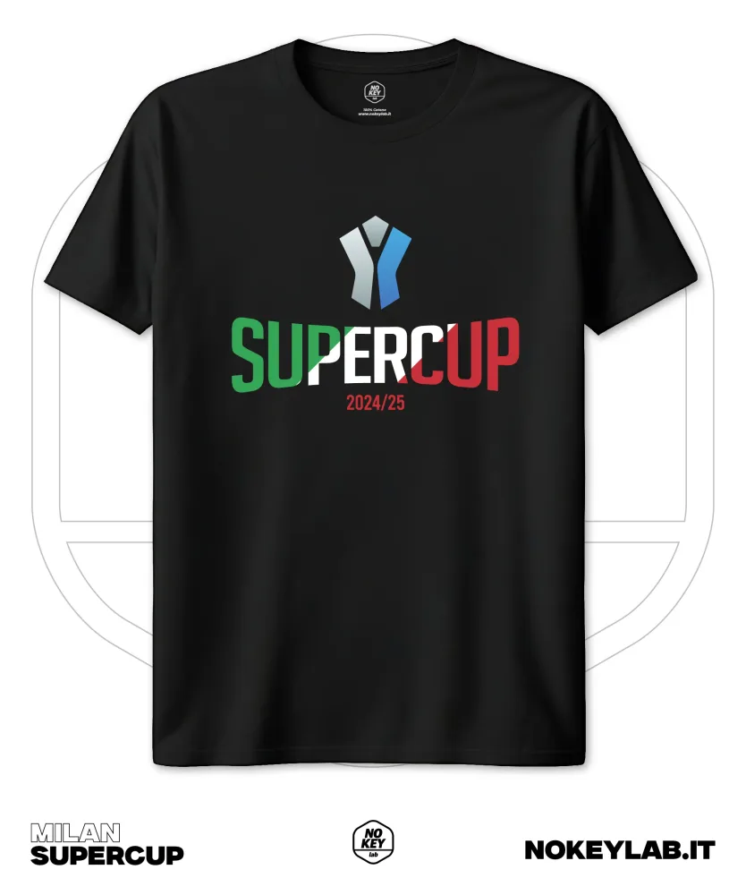 T-Shirt Milan Vittoria Supercoppa Italiana – Trionfo Rossonero
