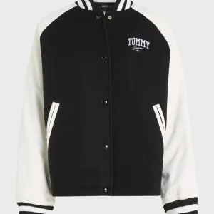 Tommy Hilfiger Giacca Donna Tjw Cord Wool Mix Letterman Tommy Hilfiger Giacca Donna Tjw Cord Wool Mix Letterman