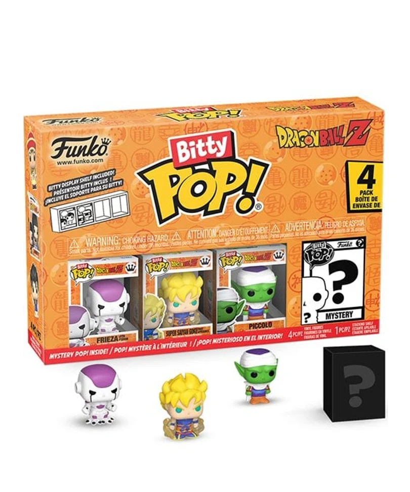 Frieza 4th Form / Super Saiyan Goku First Appearance / Piccolo / Mystery Bitty (4-Pack)