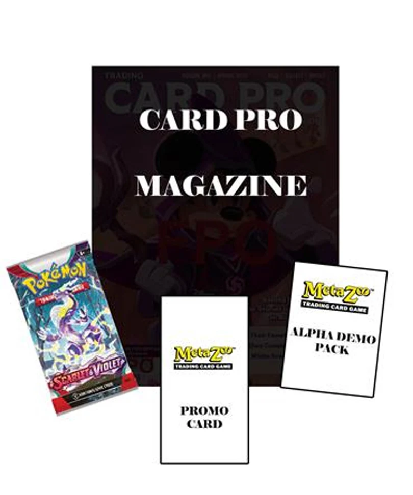 Card Pro ISSUE #1 (Magazine, Metazoo Demo Pack + Promo, Pokemon TCG Pack)