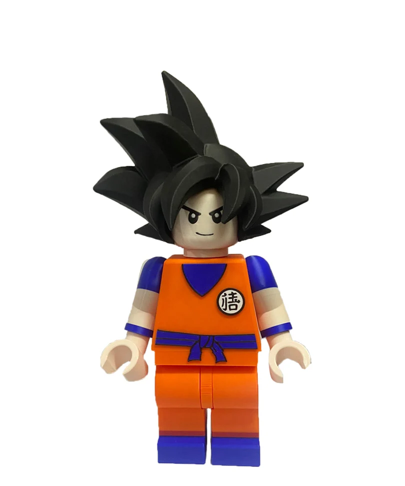 Personaggio Stile LEGO 3D – Goku (25 cm)