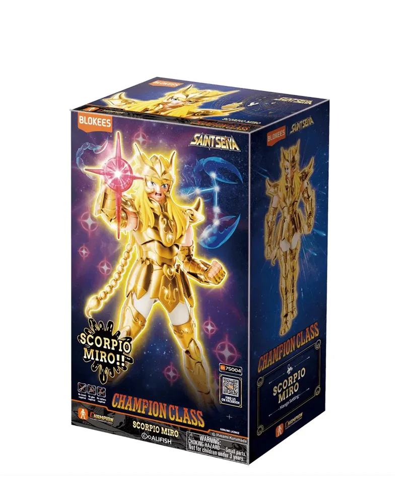 Saint Seiya Blokees Plastic Model Kit Champion Class Scorpio Miro 03