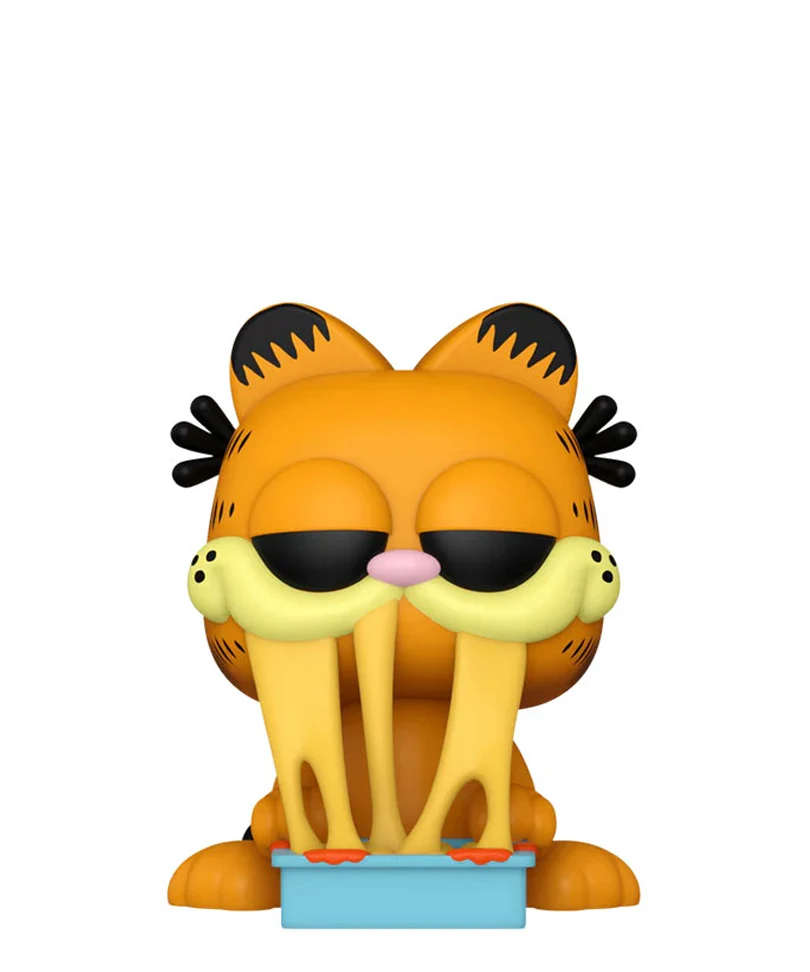 Garfield with Lasagna