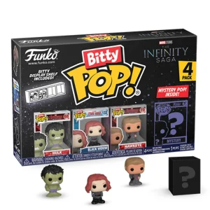 Hulk / Black Widow / Hawkeye / Mystery Bitty (4-Pack) Hulk / Black Widow / Hawkeye / Mystery Bitty (4-Pack)