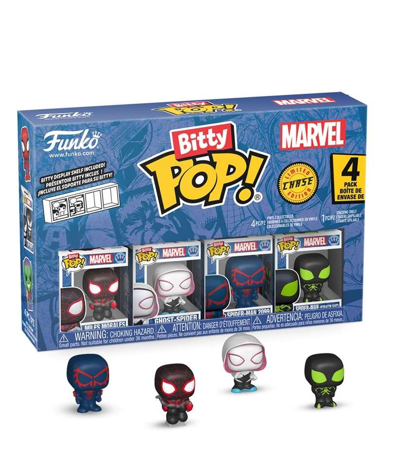 Miles Morales / Ghost-Spider / Spider-Man 2099 / Scegli il tuo Bitty (4-Pack)