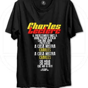 T-shirt Gran premio d’italia Leclerc