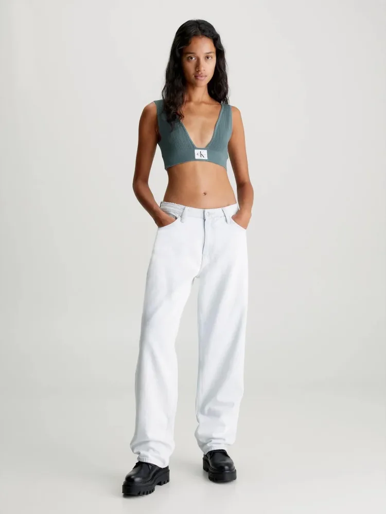 Calvin Klein Top Donna Rib Bralette - immagine 2