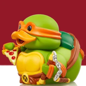Teenage Mutant Ninja Turtles Michaelangelo TUBBZ Cosplaying Duck Collectable Teenage Mutant Ninja Turtles Michaelangelo TUBBZ Cosplaying Duck Collectable