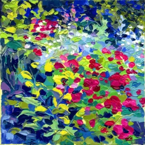 Tela Quadro Canvas Quadrata –  Collezione Quadri floreali cod. FLQ-18