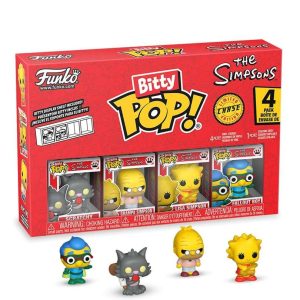 Scratchy / Grampa Simpson / Lisa Simpson / Scegli il tuo Bitty (4-Pack)