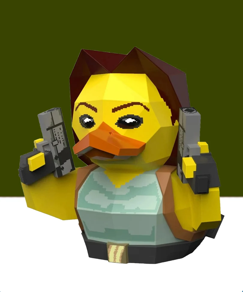 Tomb Raider Classic Lara Croft TUBBZ Cosplaying Duck Collectable