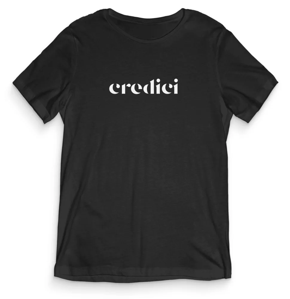 TeesBlitz T-Shirt divertente – Credici tee20-021