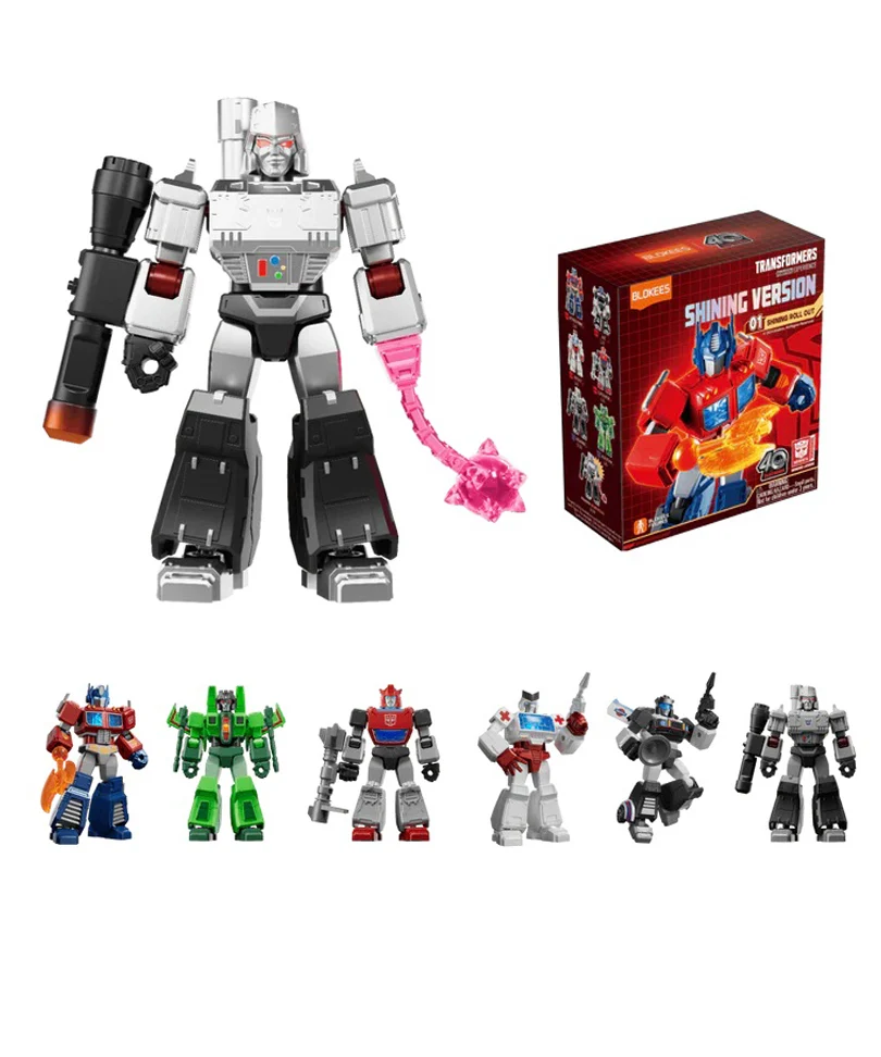 Transformers Blokees Plastic Model Kit Shining Version 01 Shining Roll Out - Blind Box - immagine 2
