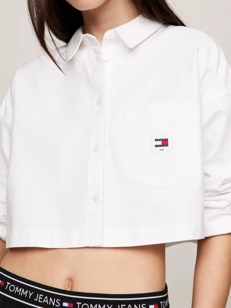 Tommy Hilfiger Camicia Donna Crp Badge - immagine 3