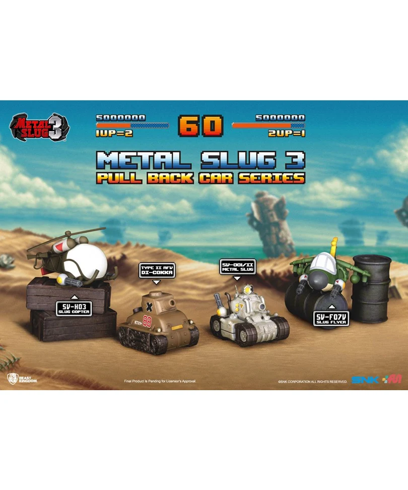 Metal Slug 3 Car Series 4-Set Pull Back - immagine 2