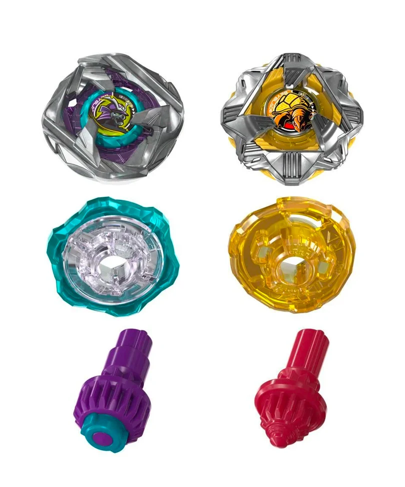 Beyblade X - Dual Pack: Calibur Samurai 6-70M & Obsidian Shell 3-85S - immagine 2
