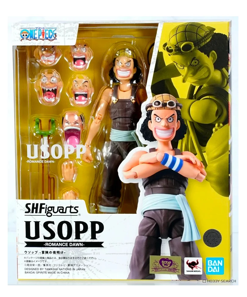 One Piece - Usopp "Romance Dawn" - Action Figure S.H. Figuarts 15cm - immagine 2