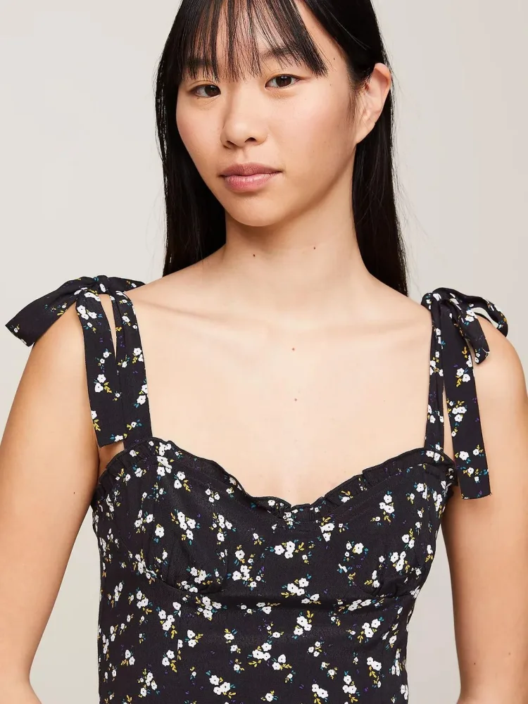 Tommy Hilfiger Abito Donna Midi Floral - immagine 2