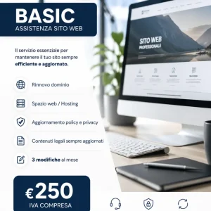 Piano Basic – Assistenza Sito Web vetrina Piano Basic – Assistenza Sito Web vetrina