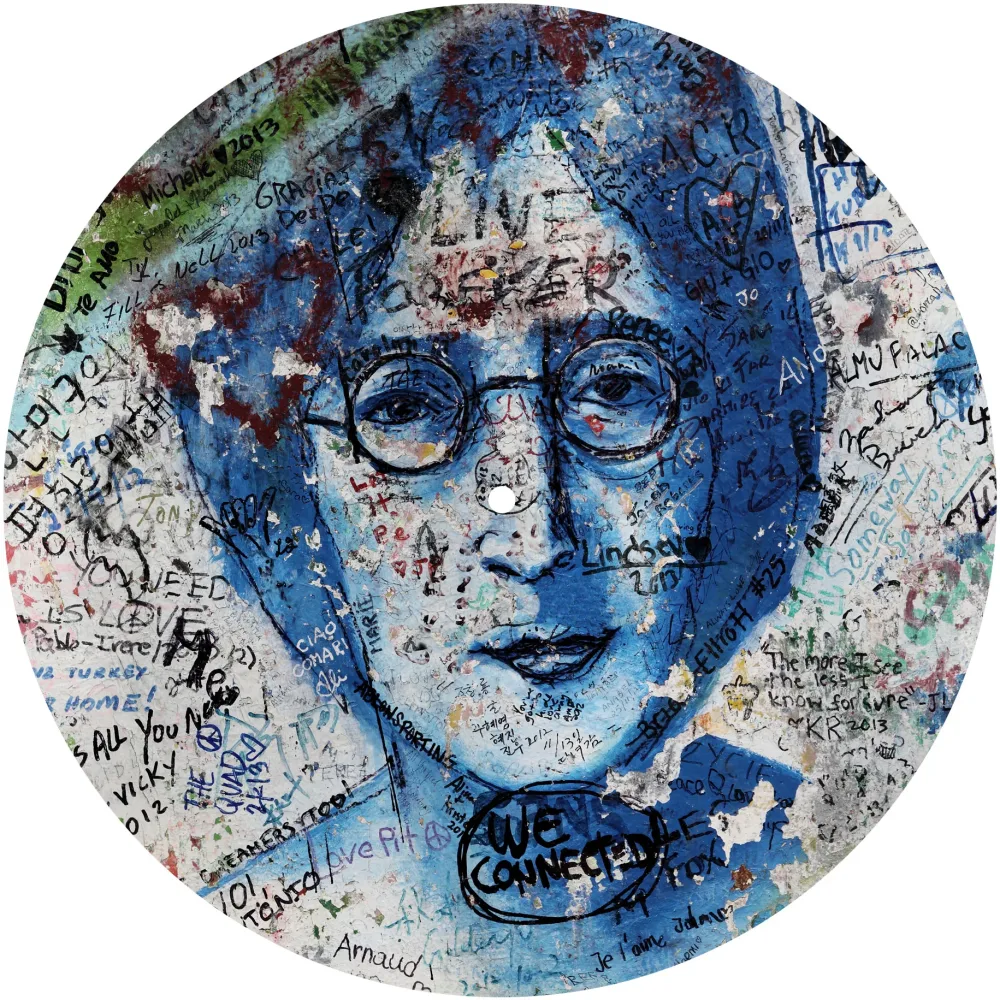 Slipmats 33 TB046 – Panno feltro giradischi Music – John Lennon