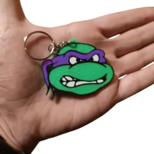 Portachiavi Donatello Teenage Mutant Ninja Turtles 3D Portachiavi Donatello Teenage Mutant Ninja Turtles 3D