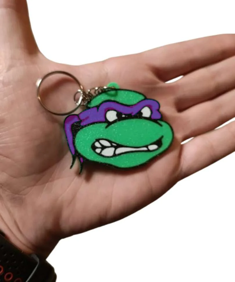Portachiavi Donatello Teenage Mutant Ninja Turtles 3D