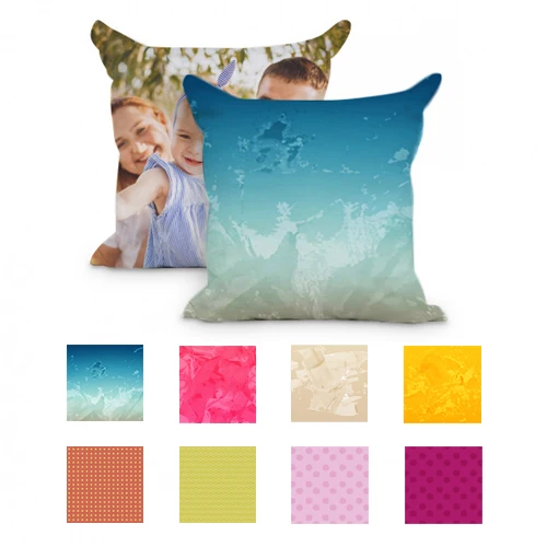 Cuscino personalizzato con retro SERIE COLOR
