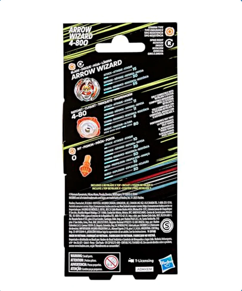 Beyblade X - Booster: Arrow Wizard 4-80O - immagine 3