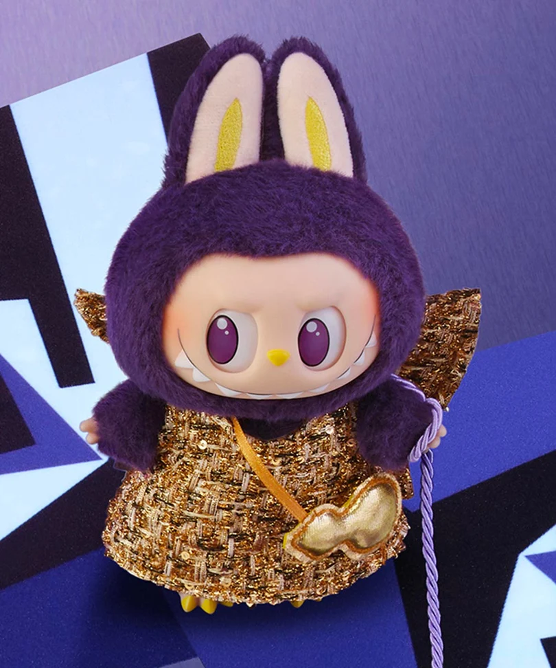 The Monsters Labubu - Wings of Fortune - Vinyl Plush Hanging Card Pop Mart Official Figure - immagine 3