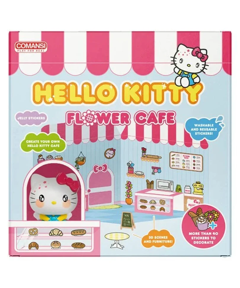 Hello Kitty Sticker House - Flower Café Hello Kitty 6 cm - immagine 2