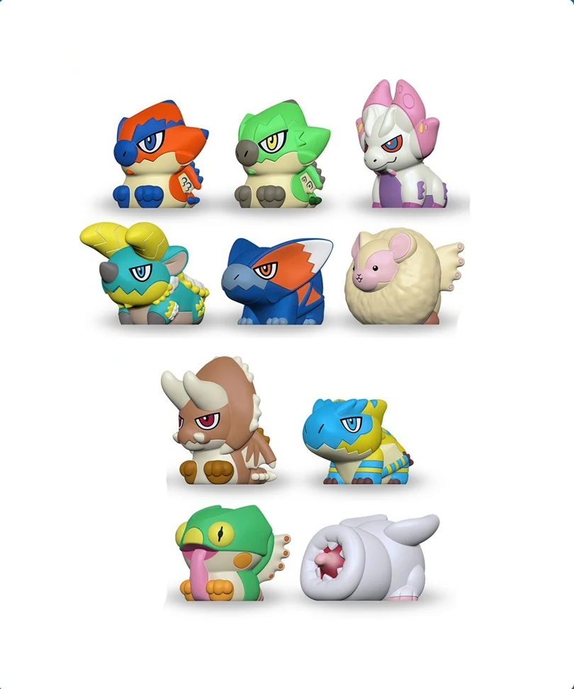 MONSTER HUNTER - Capcom Figure Builder Finger Puppet (8pcs) - 3.5-5cm - immagine 2