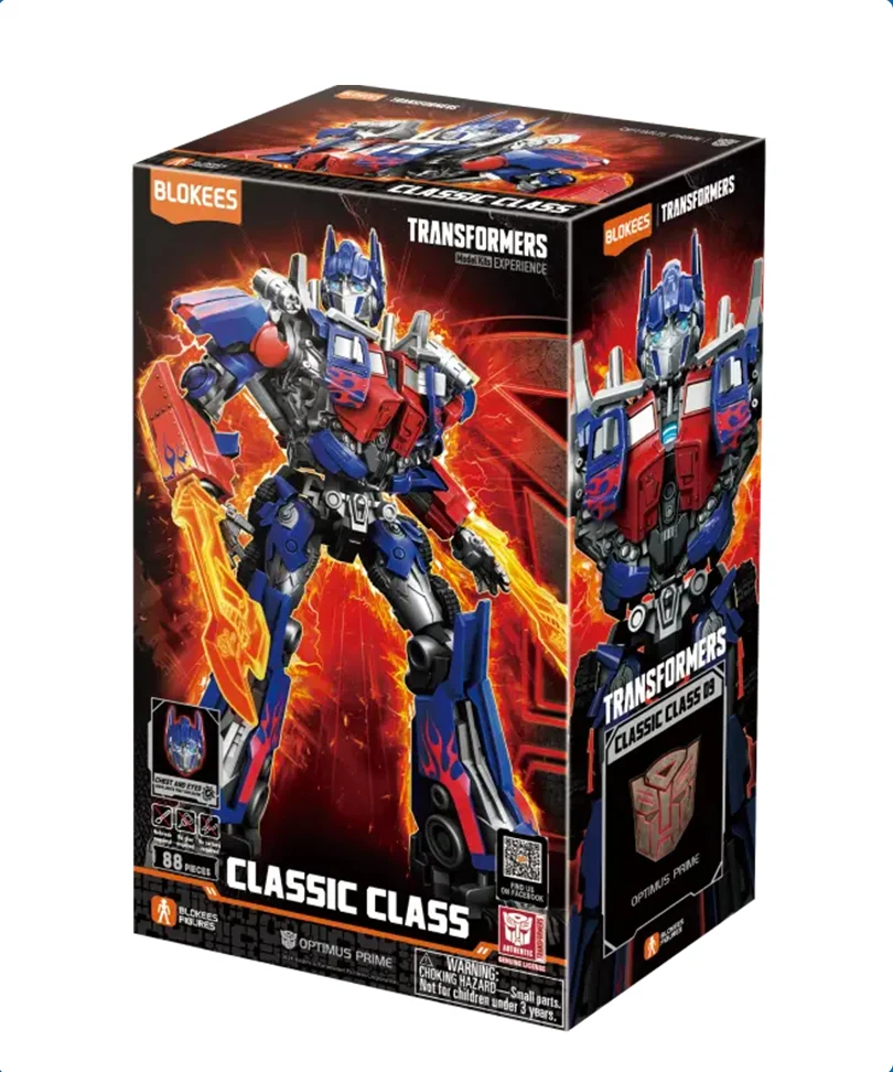 Transformers Blokees Plastic Model Kit Classic Class Optimus Prime "2007"